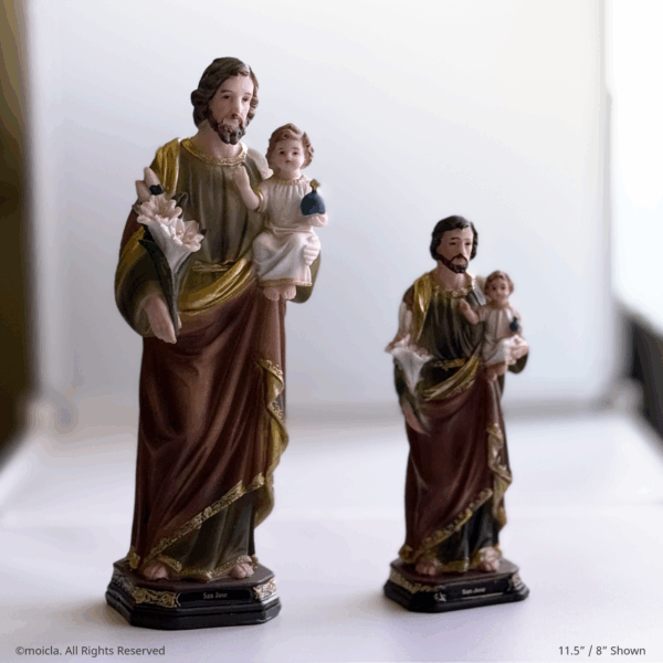 Saint Joseph Resin Statue - Catholic Figurine