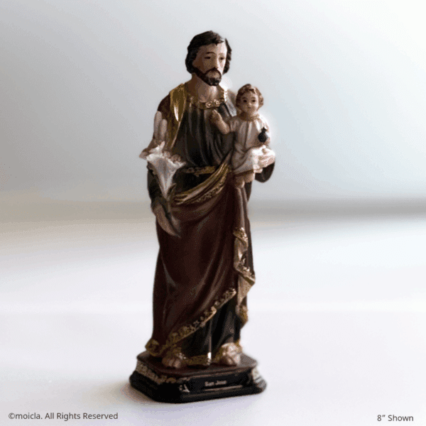 Saint Joseph Resin Statue - Catholic Figurine - Image 8