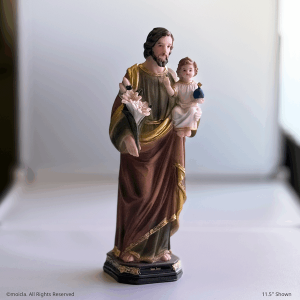 Saint Joseph Resin Statue - Catholic Figurine - Image 2