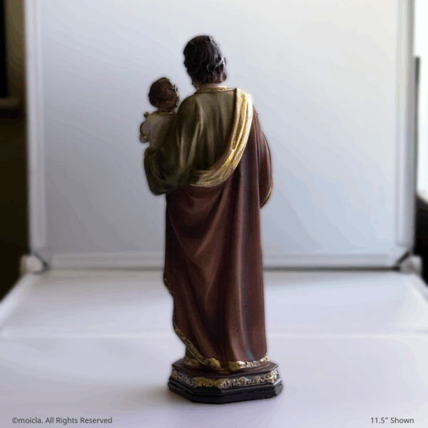 Saint Joseph Resin Statue - Catholic Figurine - Image 4