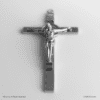 Saint Benedict Silver Grey Tone Crucifix  - 8 Inches Catholic Cross - Image 3
