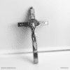 Saint Benedict Silver Grey Tone Crucifix  - 8 Inches Catholic Cross - Image 4
