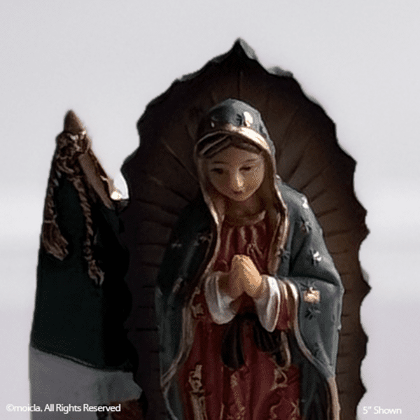 Our Lady of Guadalupe Resin Statue - Catholic Figurine, 3 Sizes Available | Virgen de Guadalupe, Figura Catolica - Estatua de Resina - Image 12