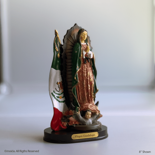 Our Lady of Guadalupe Resin Statue - Catholic Figurine, 3 Sizes Available | Virgen de Guadalupe, Figura Catolica - Estatua de Resina - Image 7