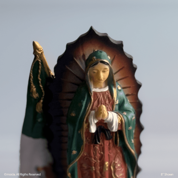 Our Lady of Guadalupe Resin Statue - Catholic Figurine, 3 Sizes Available | Virgen de Guadalupe, Figura Catolica - Estatua de Resina - Image 11