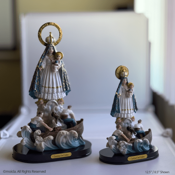 Our Lady of Charity Resin Statue - Catholic Figurine