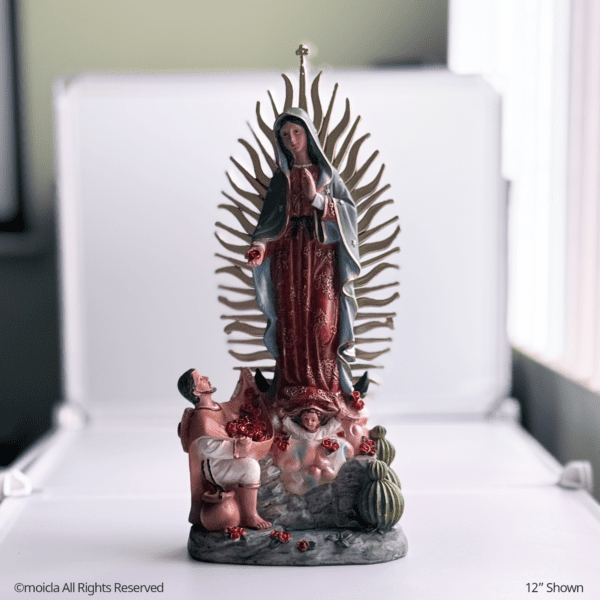 Our Lady of Guadalupe Resin Statue - Catholic Figurine - Image 3