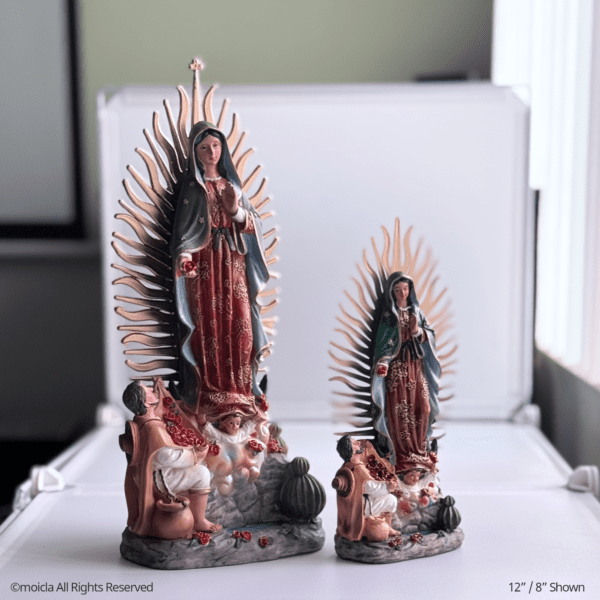 Our Lady of Guadalupe Resin Statue - Catholic Figurine