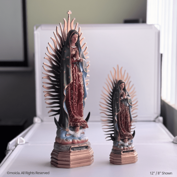 Our Lady of Guadalupe Resin Statue – Catholic Figurine