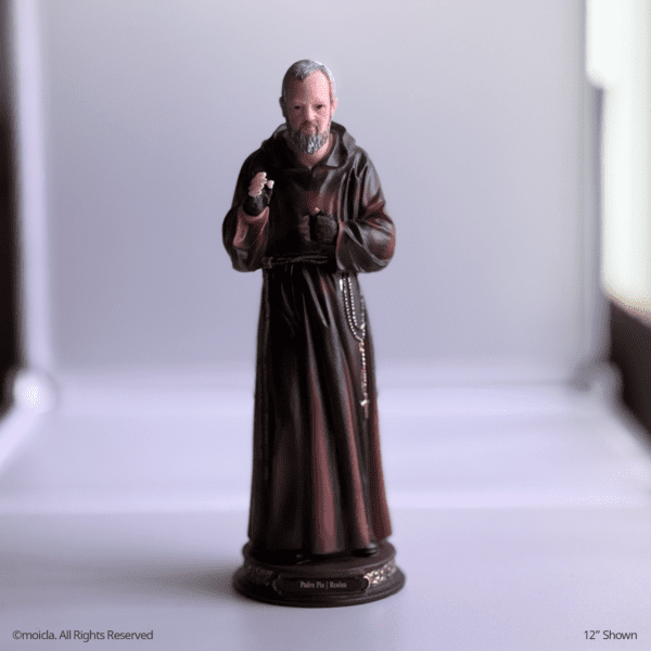 Father Pio Resin Statue - Catholic Figurine - Image 3