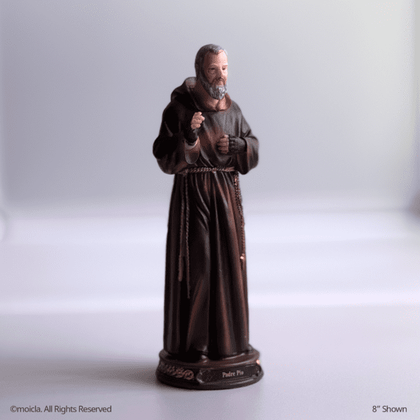 Father Pio Resin Statue - Catholic Figurine - Image 8