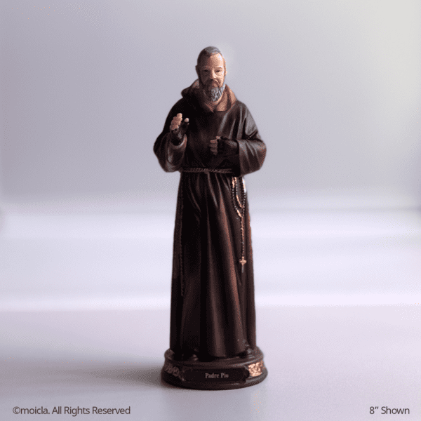 Father Pio Resin Statue - Catholic Figurine - Image 9