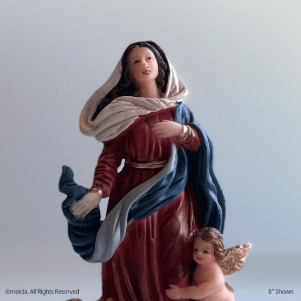 Immaculate Conception Mary Resin Statue - Catholic Figurine - Image 11