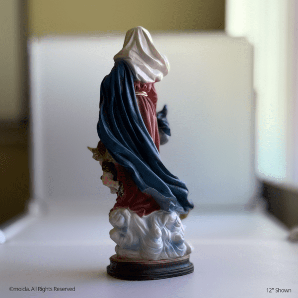 Immaculate Conception Mary Resin Statue - Catholic Figurine - Image 4