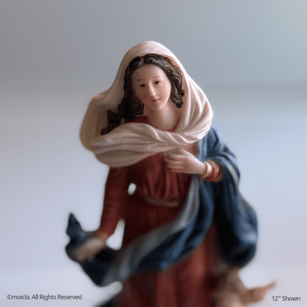 Immaculate Conception Mary Resin Statue - Catholic Figurine - Image 6