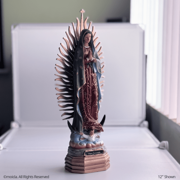 Our Lady of Guadalupe Resin Statue – Catholic Figurine - Image 8