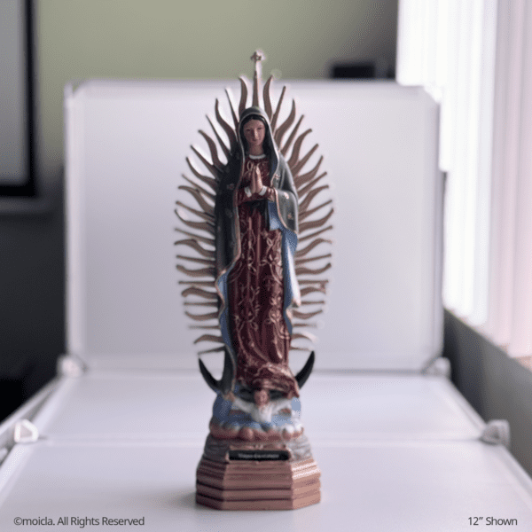 Our Lady of Guadalupe Resin Statue – Catholic Figurine - Image 9