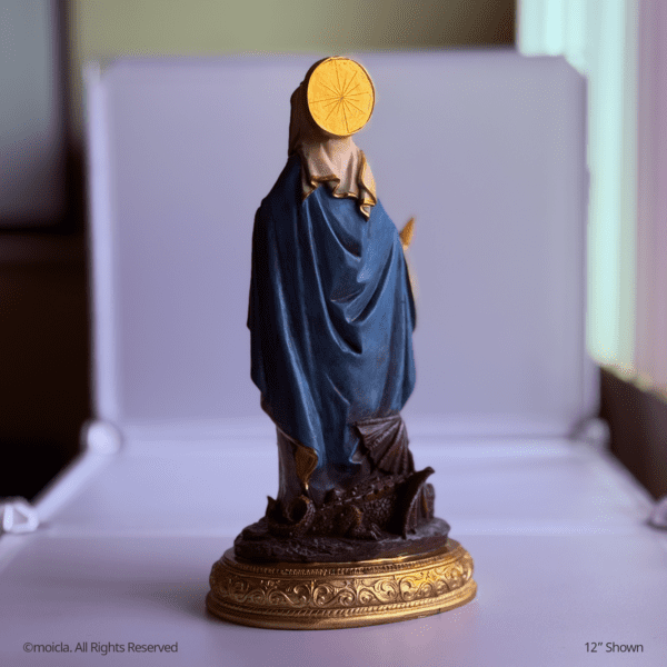 Saint Martha of Bethany Resin Statue - Catholic Figurine, Sizes 8"-12" Available | Santa Marta de Betania, Figura Catolica - Estatua de Resina - Image 4