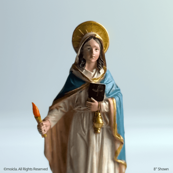 Saint Martha of Bethany Resin Statue - Catholic Figurine, Sizes 8"-12" Available | Santa Marta de Betania, Figura Catolica - Estatua de Resina - Image 11