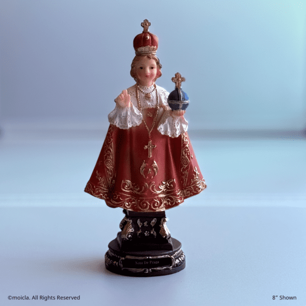 Infant Jesus of Prague Resin Statue - Catholic Figurine, Sizes 8"- 12" Available | Niño de Praga, Figura Catolica - Estatua de Resina - Image 9