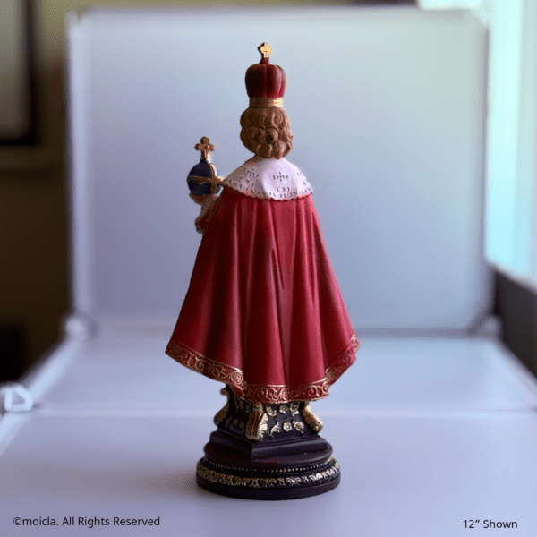 Infant Jesus of Prague Resin Statue - Catholic Figurine, Sizes 8"- 12" Available | Niño de Praga, Figura Catolica - Estatua de Resina - Image 4