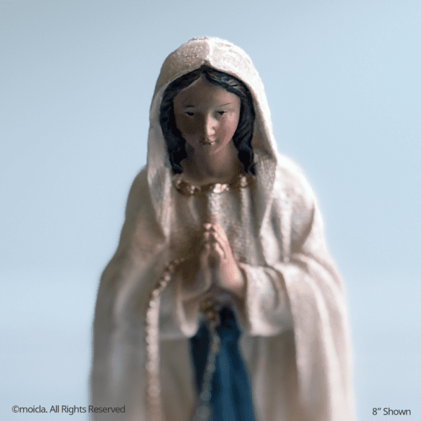 Our Lady of Lourdes Resin Statue - Catholic Figurine | Virgen de Lourdes, Figura Catolica - Estatua de Resina - Image 12