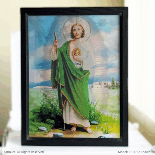 Our Lady of Guadalupe 17" Catholic 3D Image, 3 in 1 (Saint Jude, Our Lady of Guadalupe) |  Virgen Guadalupe Image Catolica en 3D, 3 en 1 - Image 3